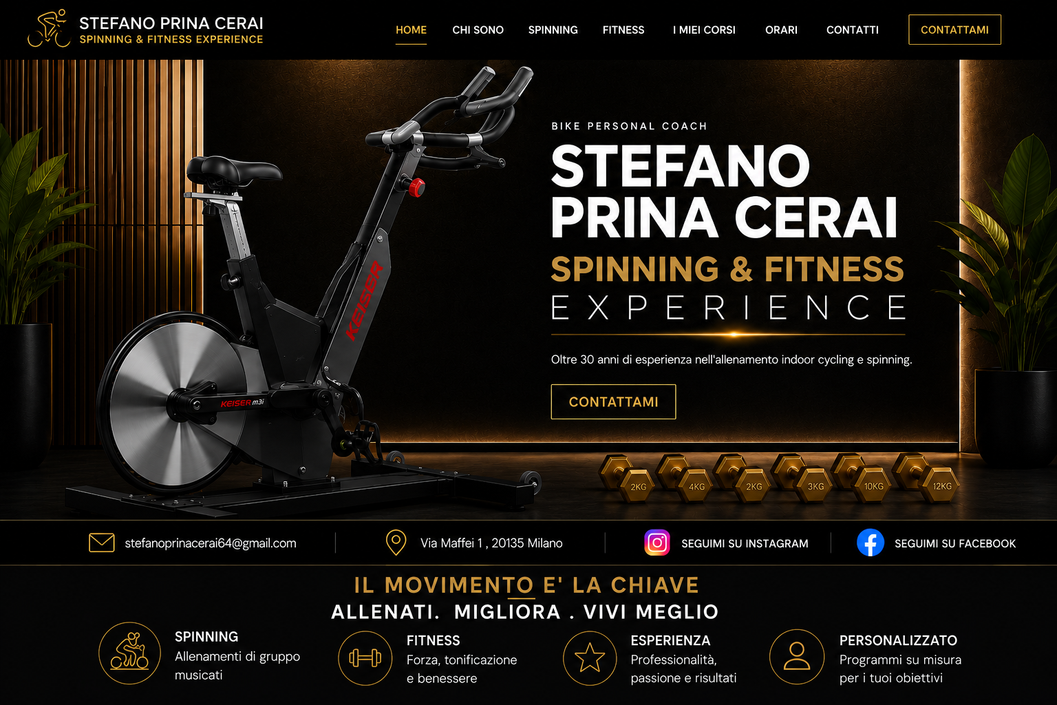 Stefano Prina Cerai - Spinning & Fitness Experience